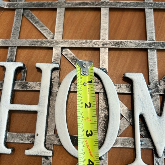Metal “Home” sign white wording. Farmhouse style. - Picture 6 of 8